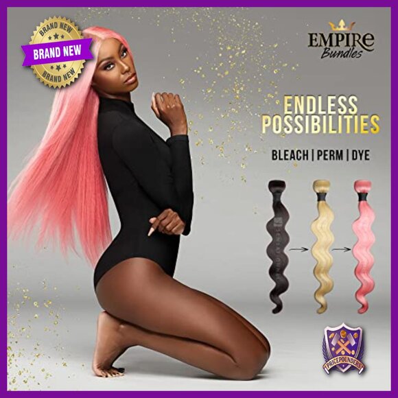 22 Inch Human Hair Extensions, Tangle Free, For Sew In Weaving